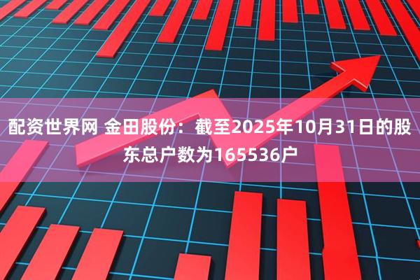 配资世界网 金田股份：截至2025年10月31日的股东总户数为165536户